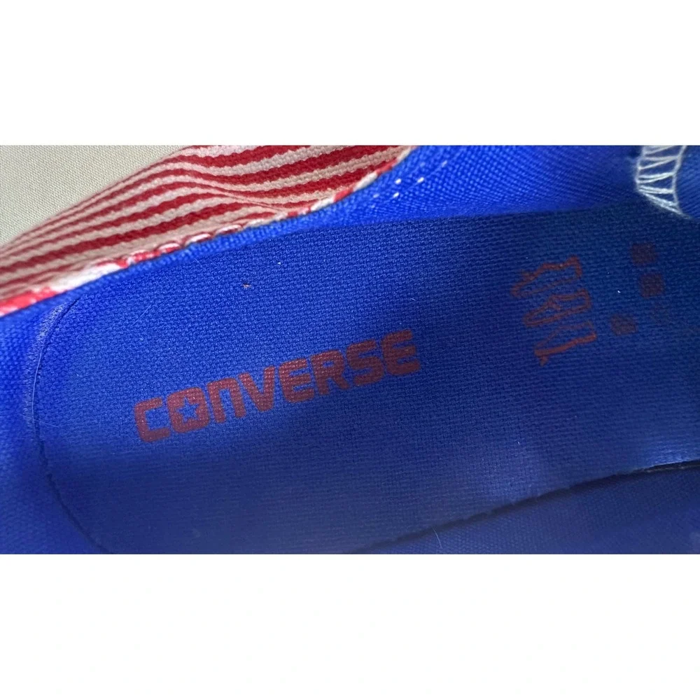 Converse Chuck Taylor All Star Stars and Stripes Patriotic Low Top M 8.5 W 10.5 - Picture 15 of 16